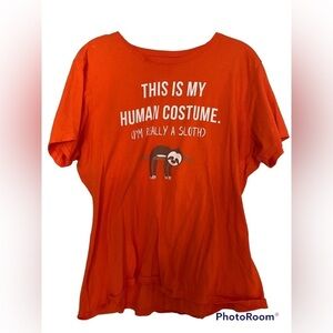 🎃🎃Halloween🎃🎃 Sloth Costume T-Shirt‎